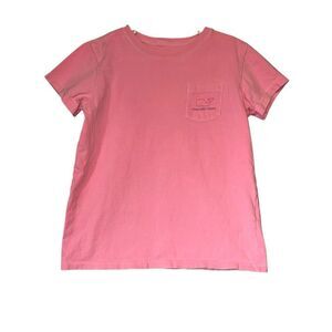 Kid's Vineyard Vines Pink Short Sleeve Logo Tee